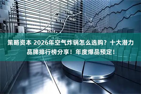策略资本 2026年空气炸锅怎么选购？十大潜力品牌排行榜分享！年度爆品预定！