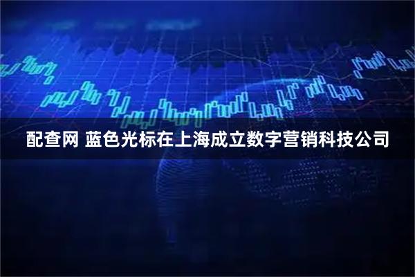 配查网 蓝色光标在上海成立数字营销科技公司