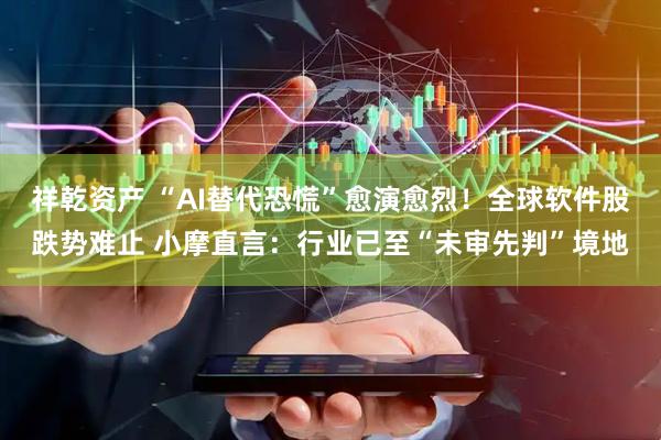 祥乾资产 “AI替代恐慌”愈演愈烈！全球软件股跌势难止 小摩直言：行业已至“未审先判”境地