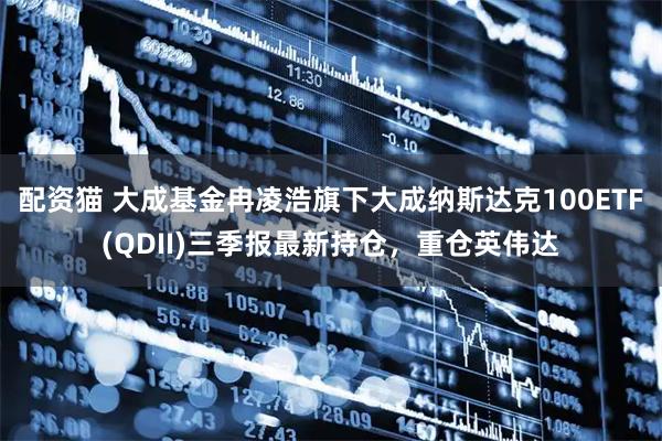 配资猫 大成基金冉凌浩旗下大成纳斯达克100ETF(QDII)三季报最新持仓，重仓英伟达