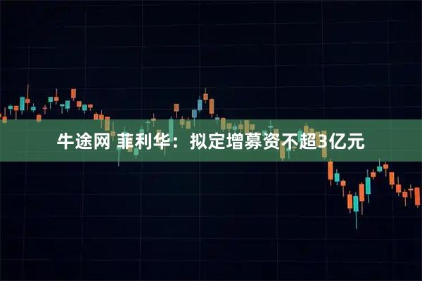 牛途网 菲利华：拟定增募资不超3亿元